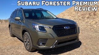 2022 Subaru Forester Premium Full Review Cargo Measurements Symmetrical AWD Boxer Engine  More [upl. by Akkimat722]