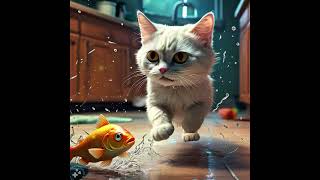 Curious Cats Meet Goldfish Friends in EPIC Aquarium Adventure [upl. by Harriette]