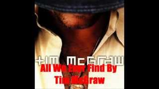 All We Ever Find By Tim McGraw Lyrics in description [upl. by Dublin]