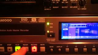 Tascam DVRA1000  Record amp Finalize a CDR  NRCC [upl. by Notnel]