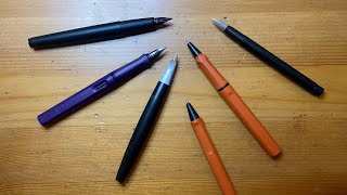 My Current Lamy pen collection [upl. by Pansir]