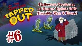 The Simpsons Tapped Out 491 Halloween Treehouse of Horror Update 2019 Pt 6 Invisible Man [upl. by Kcirrag]