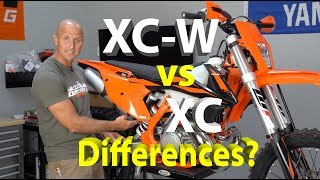 KTM XC vs XCW vs EXC What is the difference [upl. by Anerual607]