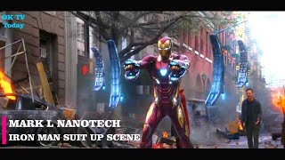 Iron Man Mark L Suit Up Its Nanotech Scene  Avengers Infinity War 2018 Iron Man Armor [upl. by Bleier]