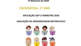 2º ano AAP Matemática  Anos Iniciais 2020 [upl. by Procter]