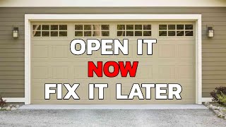 How to Open Garage Door Manually [upl. by Mcwilliams742]