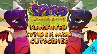 Spyro Reignited Trilogy PC Mod  All Reignited Cynder Mod Cutscenes [upl. by Darya]