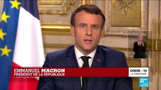 REPLAY  Coronavirus  Allocution dEmmanuel Macron à propos du Covid19 en France [upl. by Sigismund296]