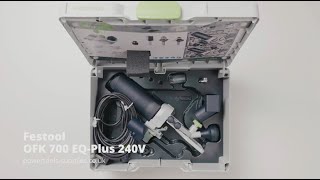 Festool OFK 700 EQPlus 240V  576233 [upl. by Nnylakcaj]