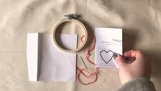 Basic Blackwork Stitching 101  Hand Embroidery Tutorial [upl. by Ettenot]