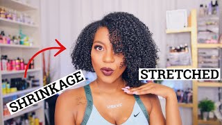 How I STRETCH my Natural Curly Hair for LENGTH [upl. by Cullin]