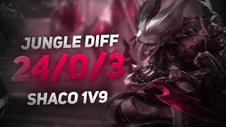 O RARO CASO DO SHACO 1V9 [upl. by Lindo185]