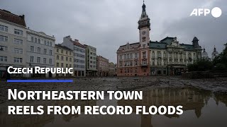 Czech town reels from record floods  AFP [upl. by Simmonds]