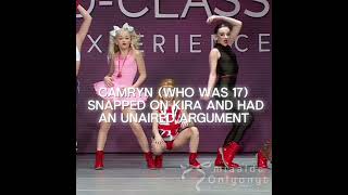 Disturbing dance moms facts part 1 dancemoms edit fyp kirahilker camryn mialovesaldc [upl. by Fanestil]