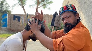 ASMR  BENGALI BABA IN ANGRY MOOD  NECK CRACK WITH HEAD MASSAGE  massage [upl. by Channa]