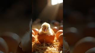 BABY HEN  hen birds cutehen babyhen animals babyanimals short voniceula [upl. by Janean24]