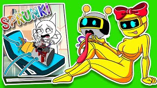 👹 Paper DIY 👹 Making INCREDIBOX SPRUNKI Game Book 📚 ➕ FUN BOT vs Garnold  👾 Amy PaperBook [upl. by Seroled204]