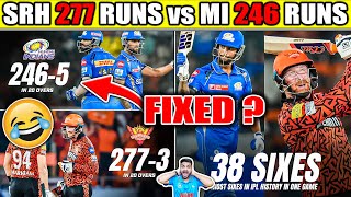 SRH 277 RUNS 😱 SRH vs MI IPL 2024 HIGHLIGHTS 😂 [upl. by Emina]