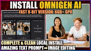 Install OmniGen AI Locally  Fast 8Bit Version 6GB GPU  Amazing Text to Image Editing AI [upl. by Macgregor]