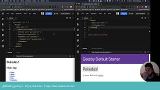 Live Stream  Migrate a plain React app to Gatsby [upl. by Ahsinyar]