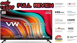 VW 32quot Android HD Smart Tv‼️Only ₹6500🔥Full detailed review💥Best Tv in budget by AmazonInOfficial [upl. by Infield]