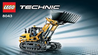 LEGO instructions  Technic  8043  Tracked Loader Model B [upl. by Nnarual772]