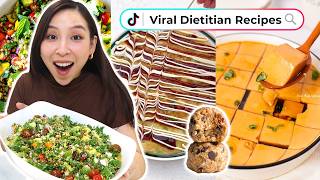 Trying Dietitian Approved Recipes healthy but chaotic [upl. by Aisanahta]