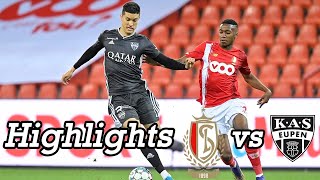 Highlights Matchday 13 Standard de Liège vs KAS Eupen 22 [upl. by Anaugal]