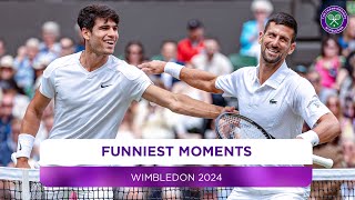 The FUNNIEST Moments from Wimbledon 2024 😂 [upl. by Anaerda408]