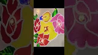 Diwali decoration lights diyas rangoli fun masti youtubeshorts harekkrishna om [upl. by Yellhsa]