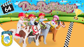 Die Hufers  Folge 64 Das Reitturnier I Turnier auf dem Huferhof 🏇 🐎 Playmobil Reiterhof Geschichte [upl. by Laehcimaj949]