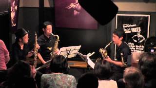 YatraTa by Tania Maria｜ATOM SAXOPHONE QUARTET [upl. by Olly475]