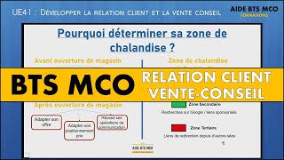 AIDE BTS MCO  Pour calculer une zone de chalandise   Relation client et vente conseil [upl. by Llehsyt904]