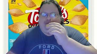 MukbangMonday Totinos pizza rolls challenge [upl. by Oiluarb]