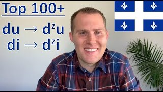 LAffrication Québécoise Top 100 Mots Avec DzuDzi  LAccent Québécois [upl. by Ofella693]