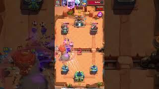 Mortar amp Firecracker vs Mega night amp Skeletons The last play of the game clashroyale supercell [upl. by Aw]