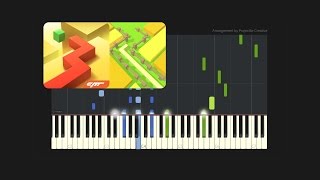 Dancing Line  The Plains  Custom Arrangement Synthesia Tutorial  MIDI  PDF [upl. by Halimeda801]