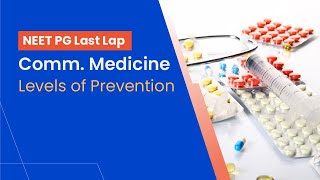 NEETPG Prep  Comm Medicine  Levels of Prevention by Dr Vidya Gowda [upl. by Marilin]