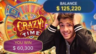 125000 Insane Crazy Time Win [upl. by Nirrad]