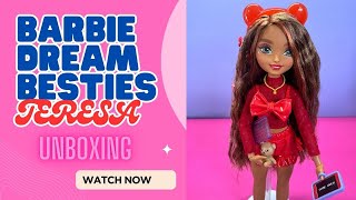 NEW Barbie Dream Besties Teresa Unboxing and Review Too cute [upl. by Esina]