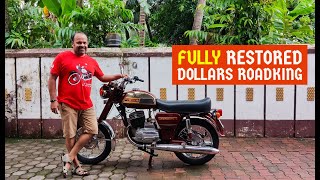 Fully restored Yezdi dollars Roadking 250  Never out of fashion [upl. by Nauqel700]