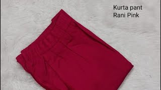 Trending Kurti Pants Perfect Office wear Davyvlogs Cotton flex stretchable fabric ₹450 [upl. by Hahseram717]