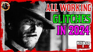 Red Dead Online ALL WORKING GLITCHES in 2024 [upl. by Aisenat]