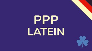 PARTIZIP PERFEKT PASSIV Latein  PPP Latein animiert 🇩🇪 [upl. by Arette508]