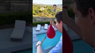 funny challenge balloon experiment comedy virelvideo realme12proseries5g comedyfilms edit [upl. by Smalley]