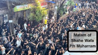 Matam of Shahe Wafa  7th Muharram  Golkothi Imambargah Azadari 2024 [upl. by Eednim]