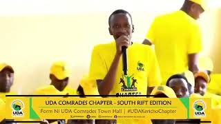 look at this fearless man what he told senator Aaron cheruyot on UDA comrades edition [upl. by Nedi702]