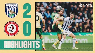 West Brom 20 Bristol City  Highlights [upl. by Earas]