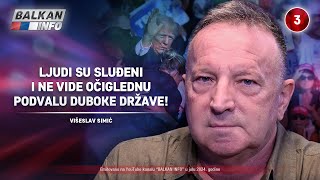 INTERVJU Višeslav Simić  Ljudi su sluđeni i ne vide očiglednu podvalu duboke države 2672024 [upl. by Cavil]