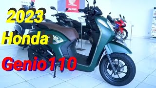 2023 New Honda Genio 110 PriceSpecificationFeatures [upl. by Relly]